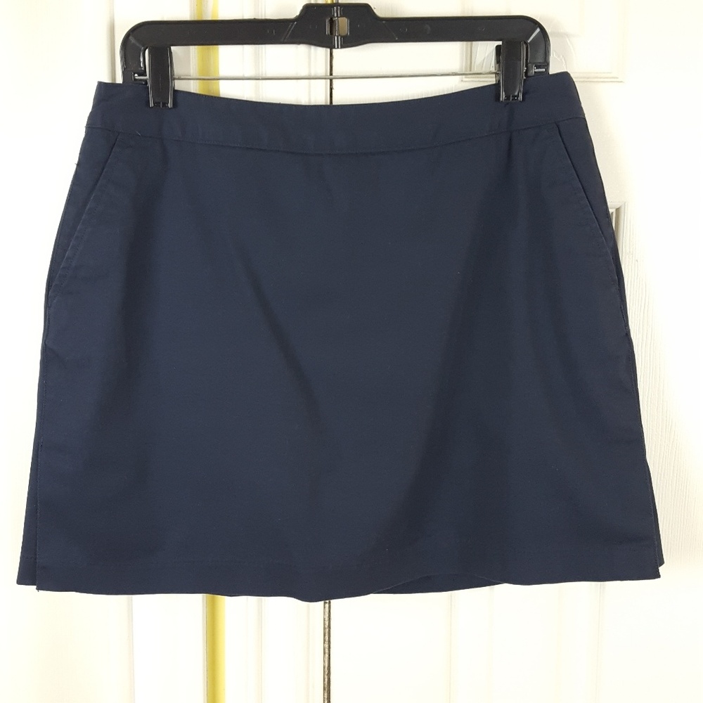 Adidas Stretch Sport Golf Tennis Skort Navy Sz 10
